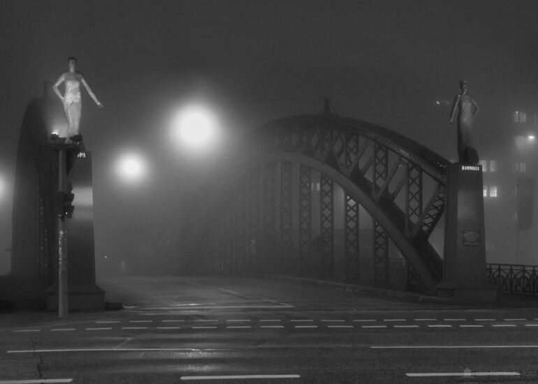Nebel in der Speicherstadt