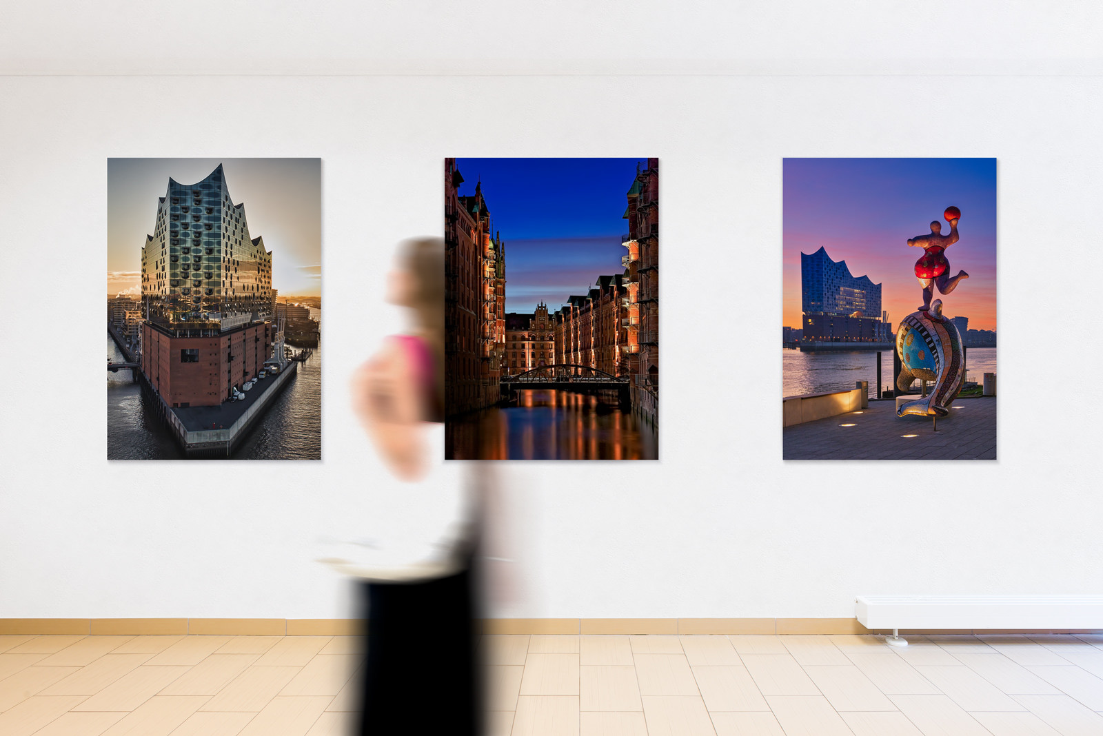 Unser Showroom - Vorschau der Hamburg Bilder 8 Elbphilharmonie + Speicherstadt Bilder im Shop