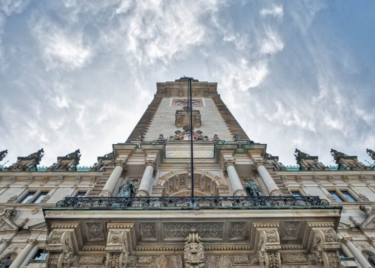 Hamburgs Sehenswürdigkeiten als tolle FineArt Photos 39 Architektur, Draußen, Dunkel, Gebäude, HDR (extrem), Stadt, grau, schwarz, www.das-hamburg-foto.de