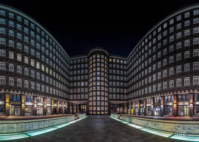 Hamburg Panorama Wand- und Leinwandbilder 11 Hamburg Hafen Blick Pano