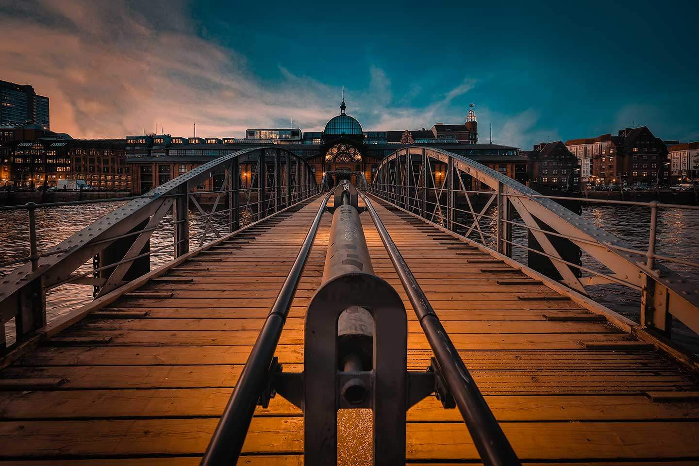 Hamburg Klassiker als Leinwandbild