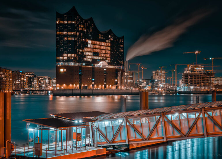 Im Trend: Moderne Hamburg Bilder 49 Blick in den Hamburger Hafen