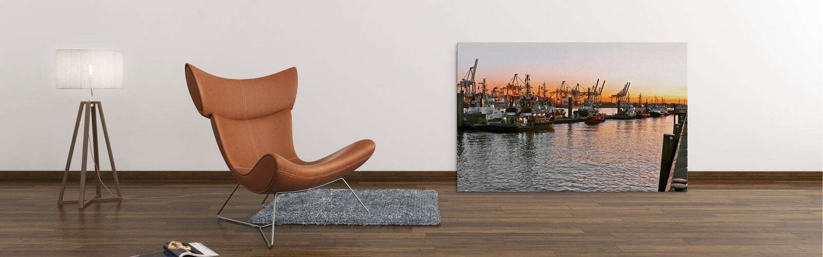 Bilder vom Hamburger Hafen - Hafenschlepper als Wandbild kaufen