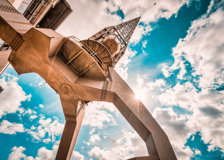 Im Trend: Moderne Hamburg Bilder 4 Blick in den Hamburger Hafen